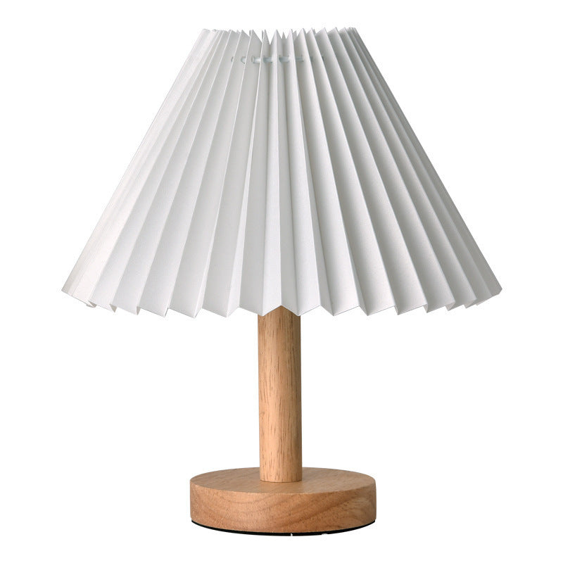 Dekorative Stofftischlampe