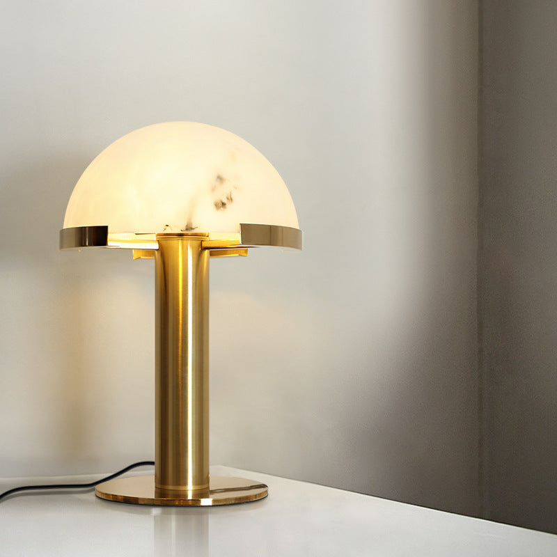 Moderne Marmor Kuppel Tischlampe