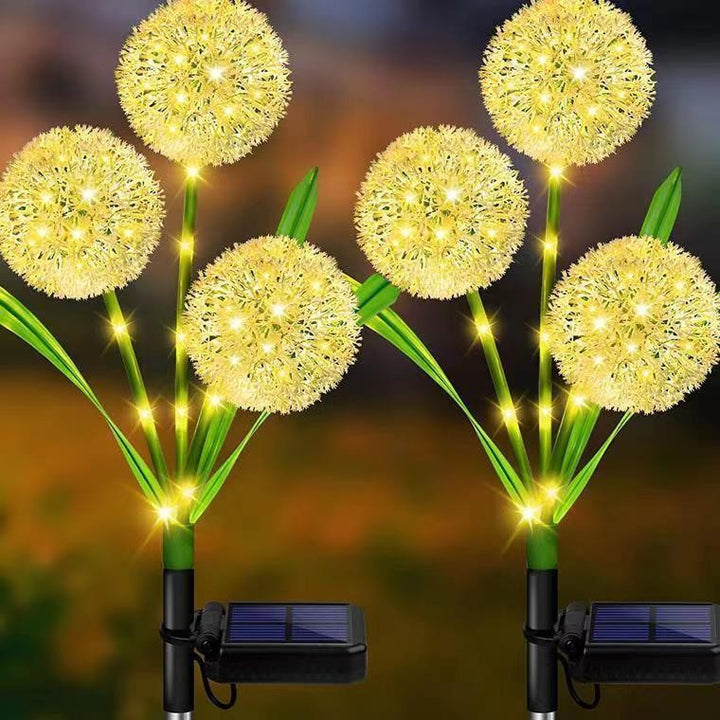 Dekorative LED Löwenzahn Gartensteckerlichter