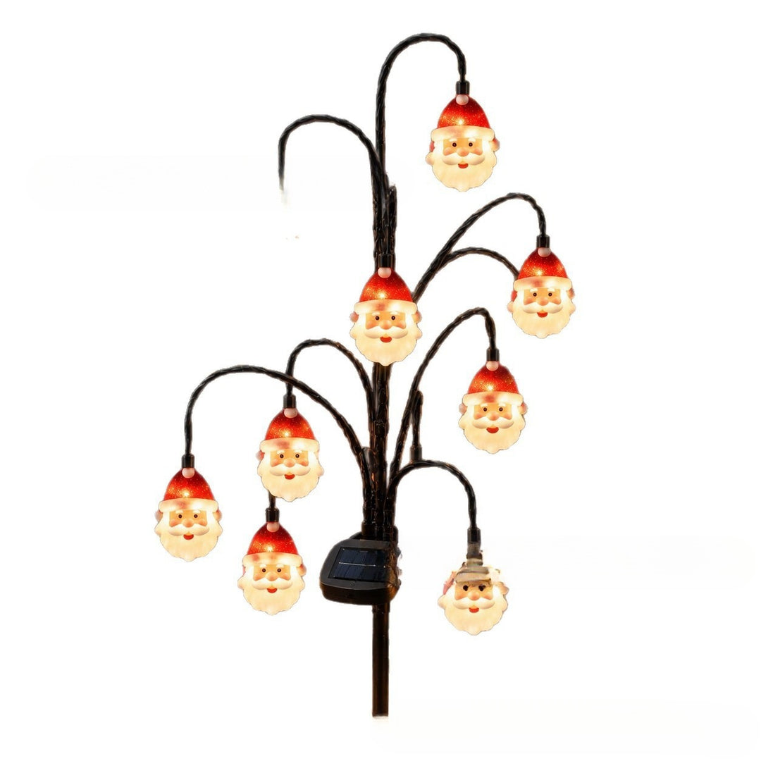 Outdoor Solarbetriebene Rentier LED Stecklicht Girlande