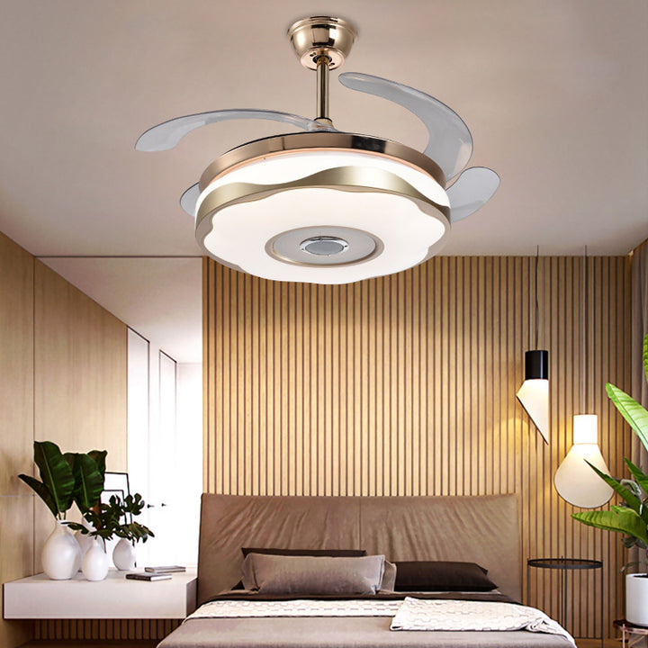 Zeitgenössische Deckenventilator Lichtinstallation
