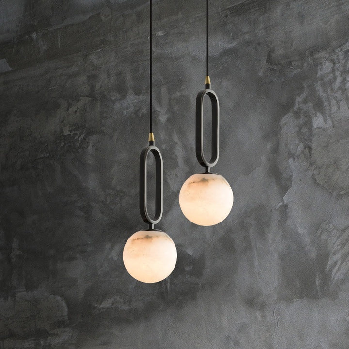 Moderne geometrische Pendelleuchte