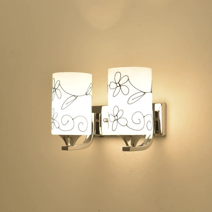 Künstlerische Blumendesign Wandlampe