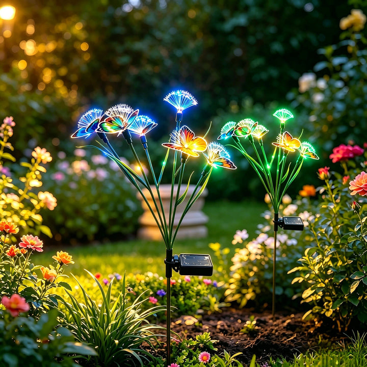 Dekorative Solar Schmetterling Gartenstecker