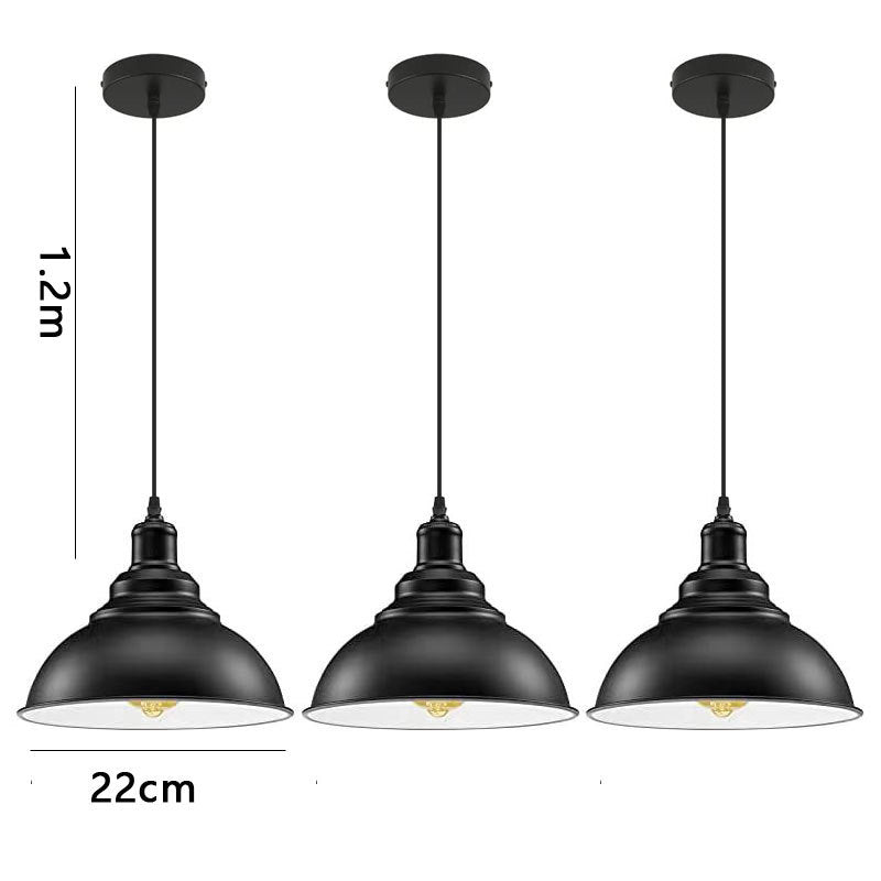 Industrielle Kuppelpendelleuchte