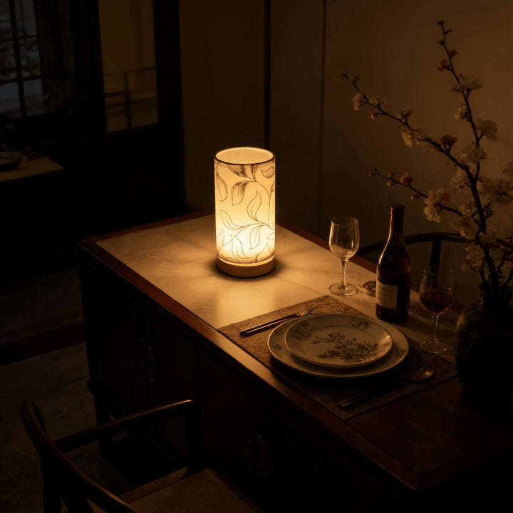 Moderne Blumen Design Tischlampe