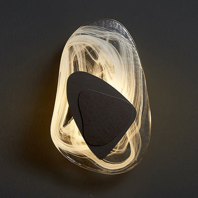 Künstlerische Wandlampe