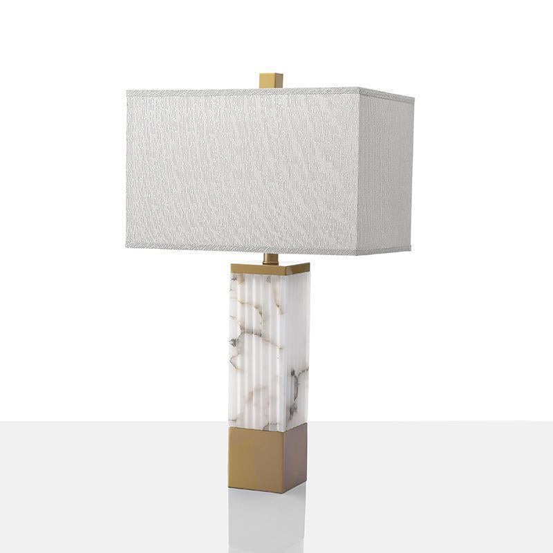 Elegante Marmor Akzent Tischlampe