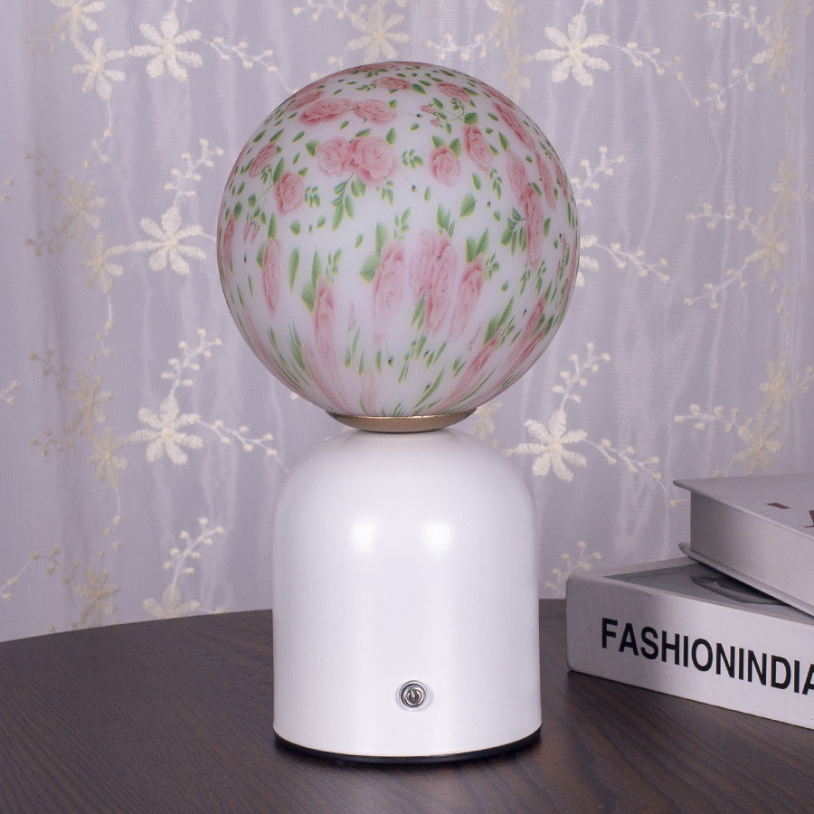 Künstlerische Blumen Tischlampe