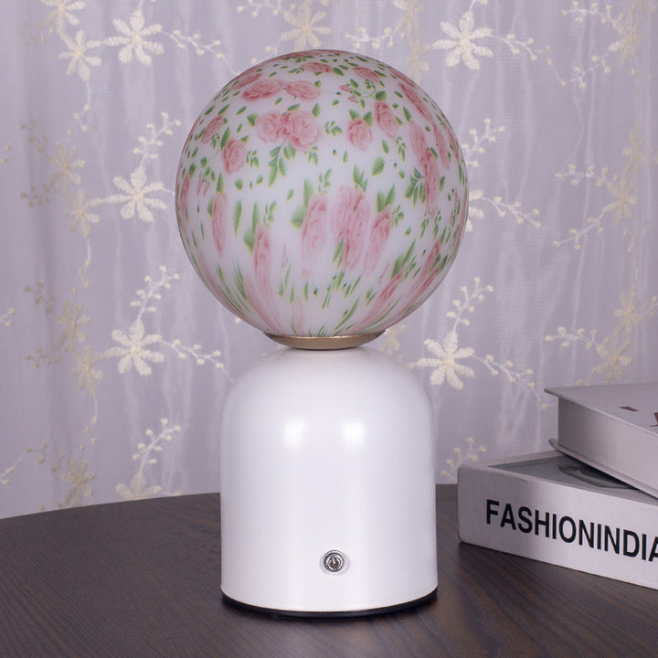Künstlerische Blumen Tischlampe
