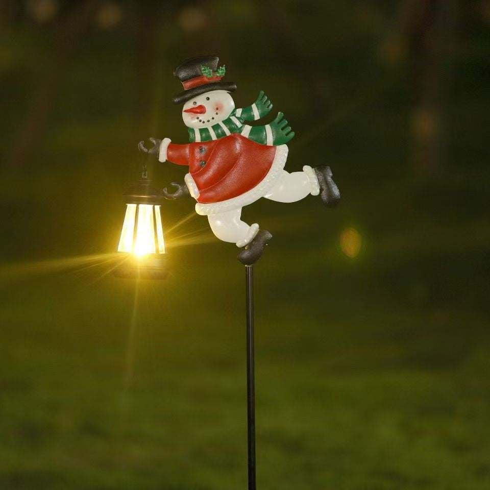 Solarbetriebene dekorative Gartenstecklicht mit Mondsichel-Fee-Laterne