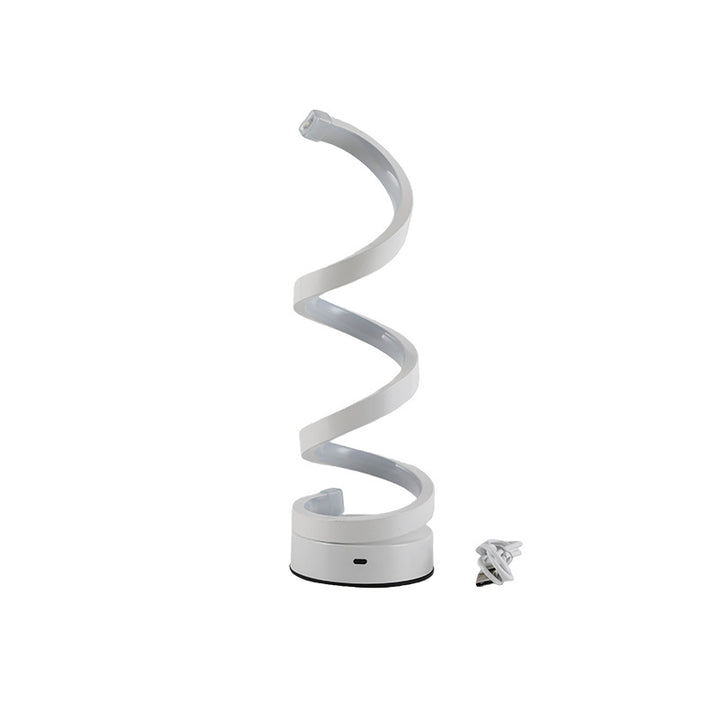 Moderne Spiral-LED-Tischlampe