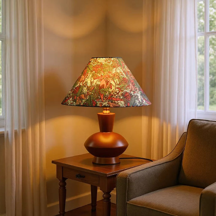 Florale Design Tischlampe