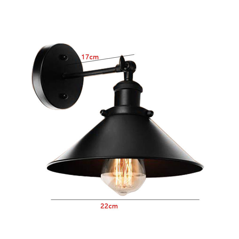 Industrielle Wandlampe