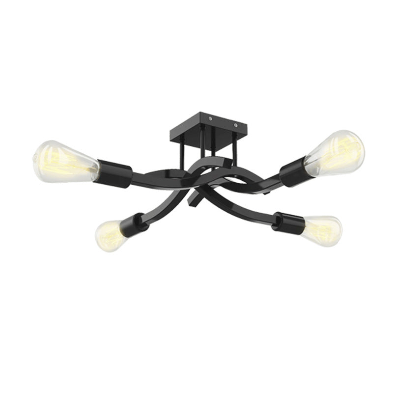 Künstlerische Wirbel-Deckenlampe
