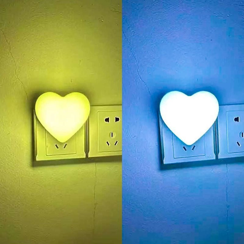Herzförmiger Plug-In Ambient Nachtlicht mit sanftem LED-Leuchten