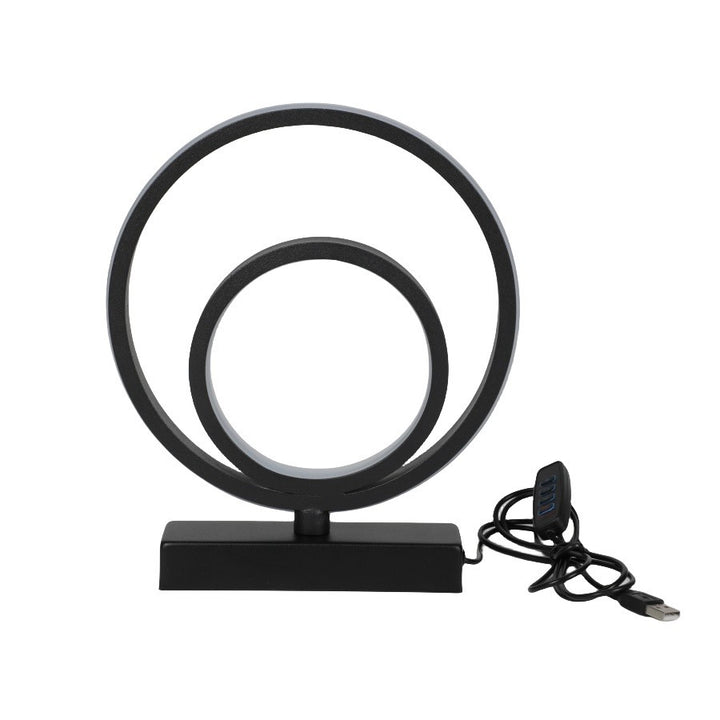 Moderne kreisförmige LED-Tischlampe