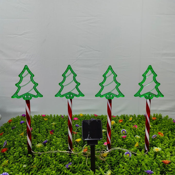 Solarbetriebene LED-Weihnachtsbaum-Wegeleuchten