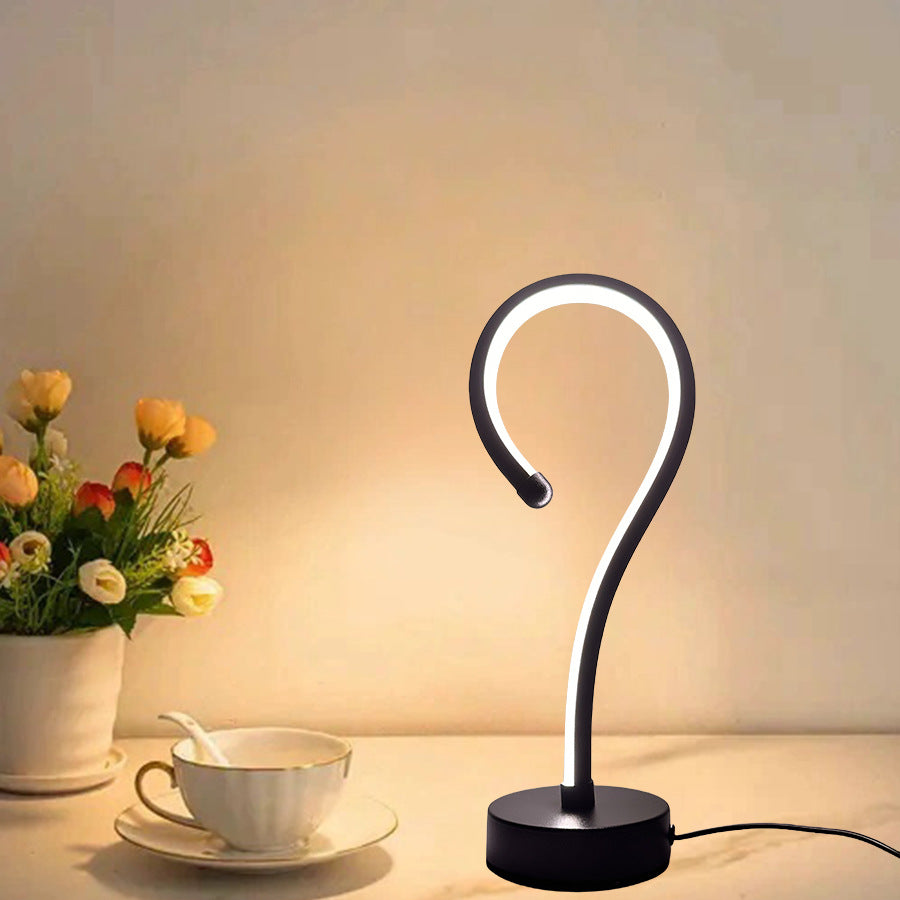 Zeitgenössische Fragezeichen Schreibtischlampe