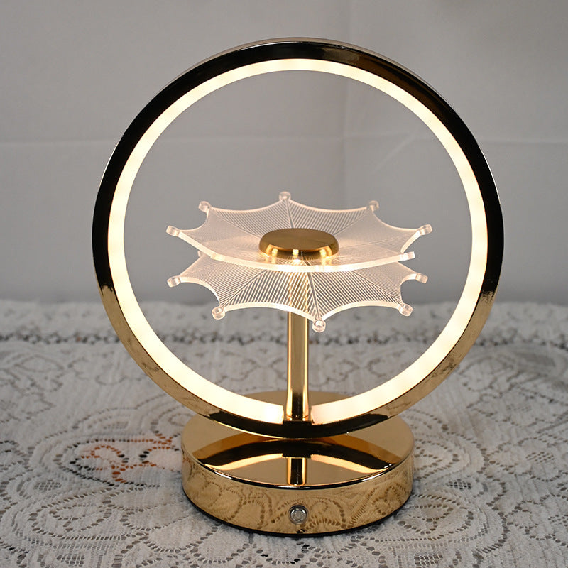 Dekorative Ring Tischlampe
