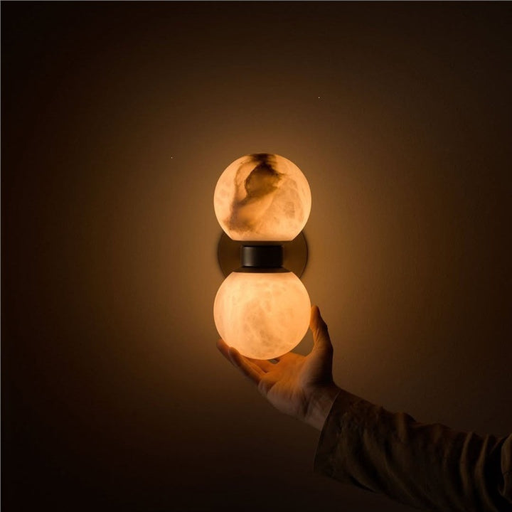 Moderne Marmor Sphere Wandlampe