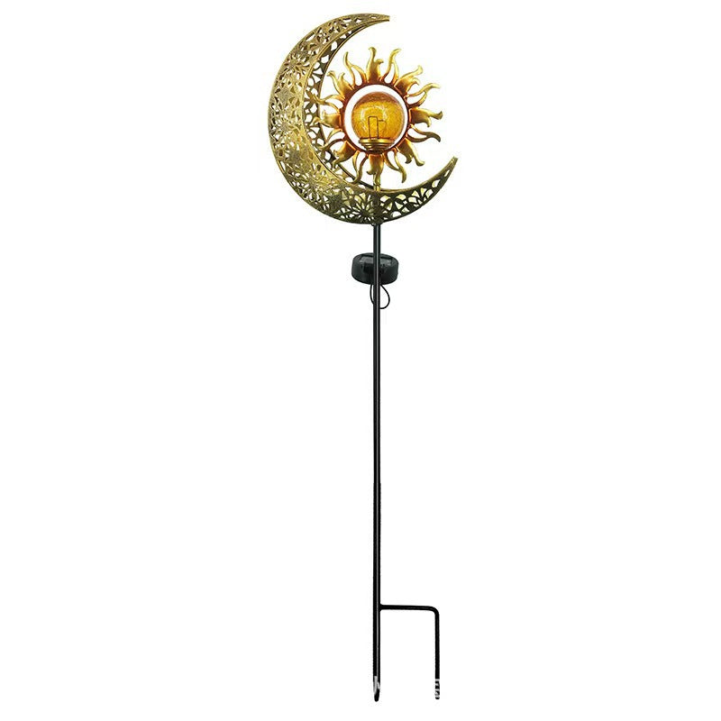 Solarbetriebene Filigrane Halbmond Stake Laterne