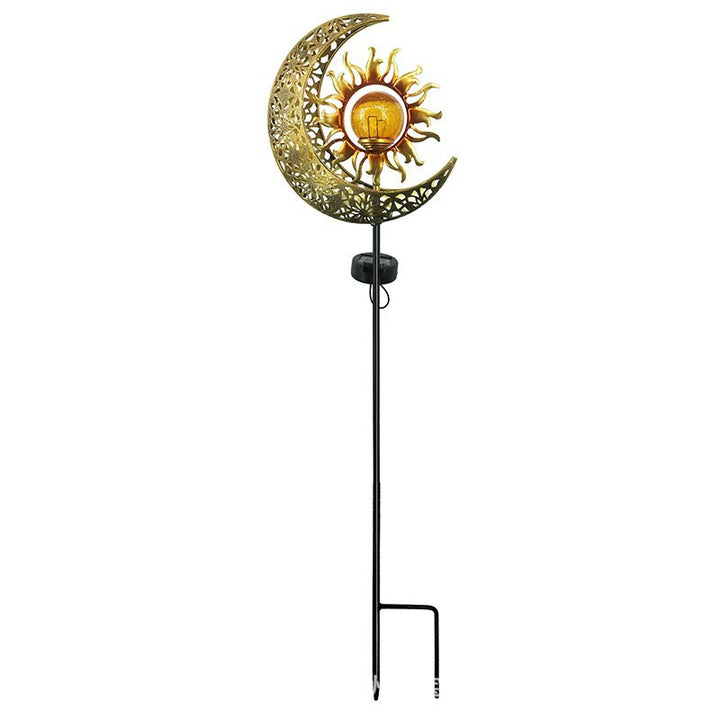 Solarbetriebene Filigrane Halbmond Stake Laterne