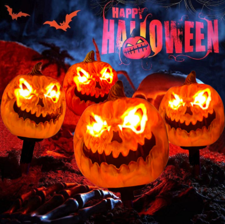 Dekorative Halloween Kürbislampe