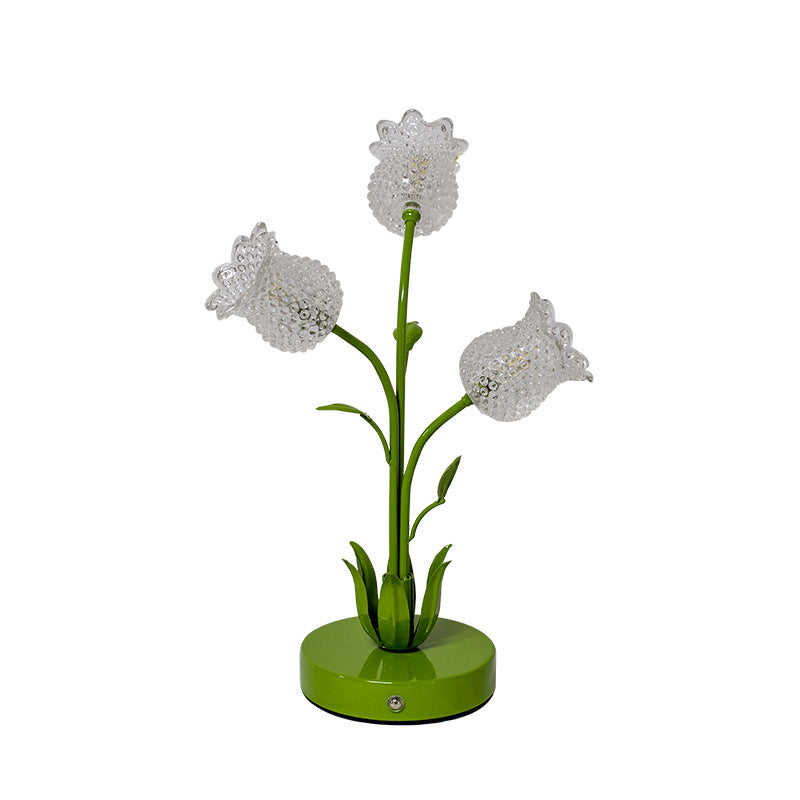 Blumenförmige Tischlampe