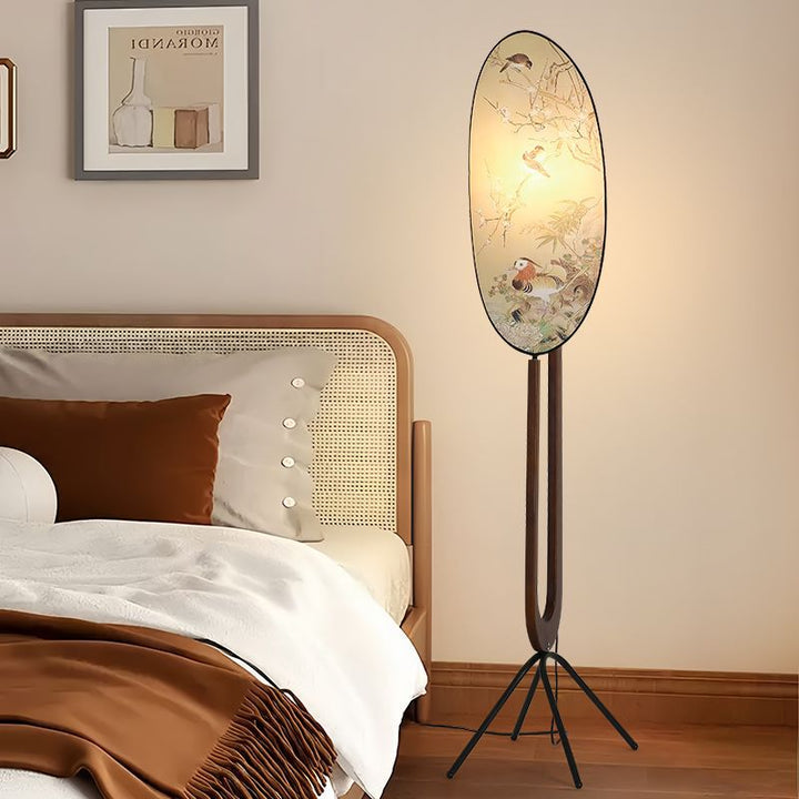 Künstlerische Stativ-Stehlampe
