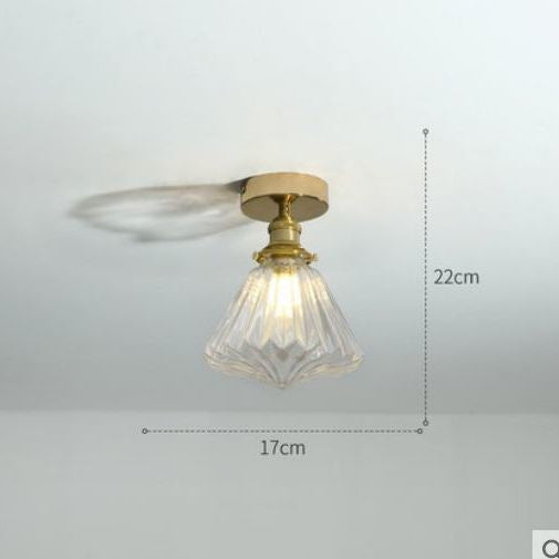 Vintage Glas Flush Mount Licht