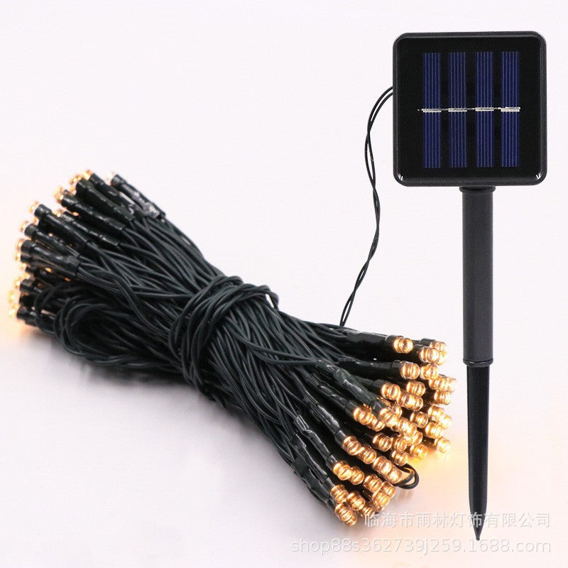 Solarbetriebene Lichterkette