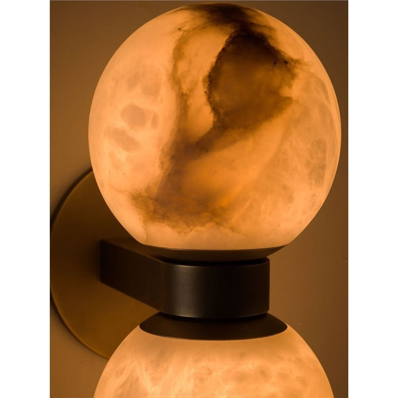 Moderne Marmor Sphere Wandlampe