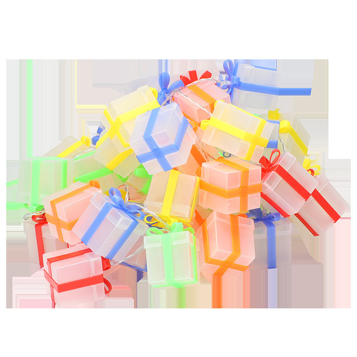 Dekorative Geschenkbox Lichterkette