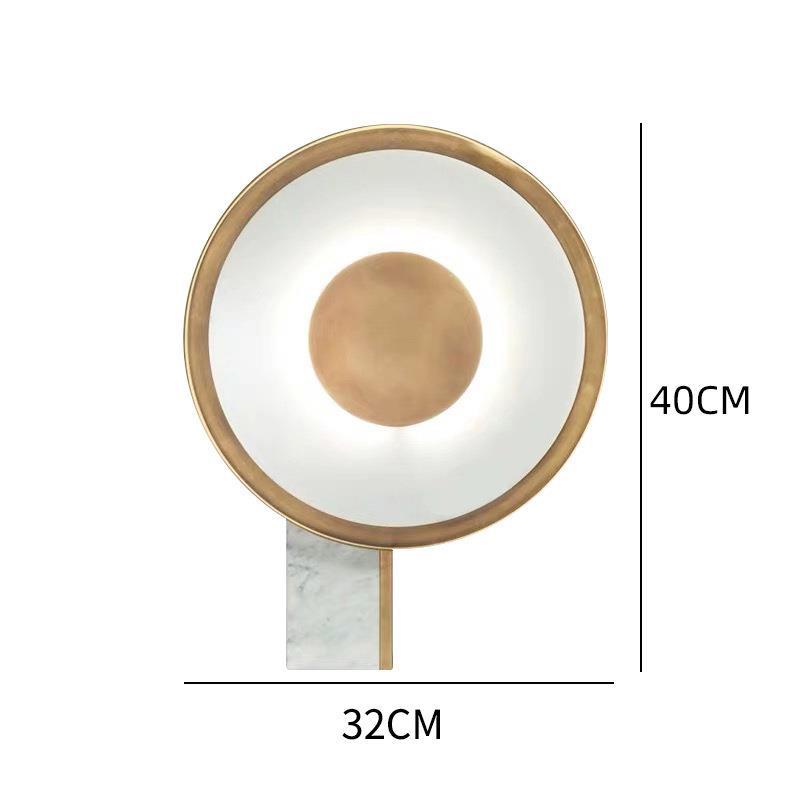Moderne Minimalistische Runde Wandlampe