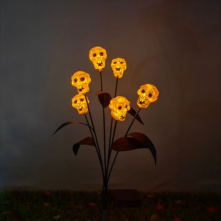Dekorative Totenkopf-Lampe