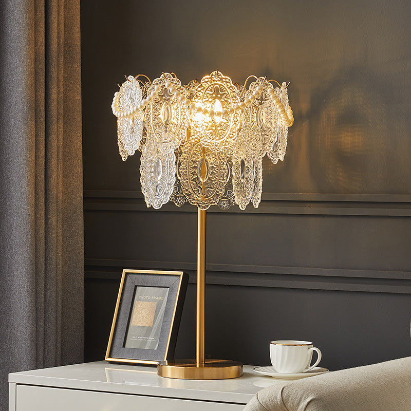 Dekorative Kristall Tischlampe