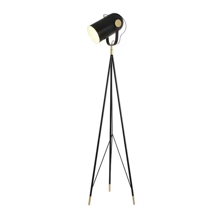 Moderne verstellbare Stehlampe mit Dreibeinbasis