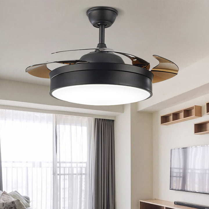 Zeitgenössische Deckenventilator Lichtinstallation