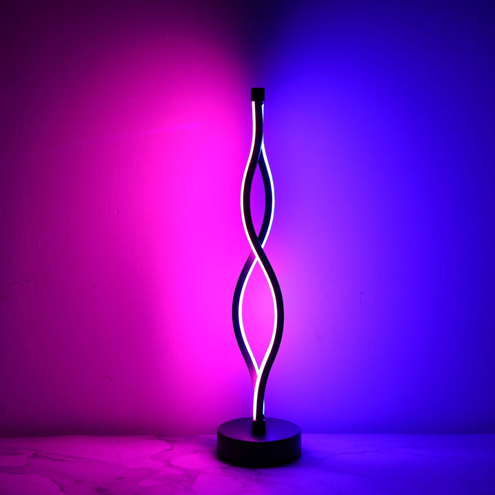 Spiral LED Stehlampe