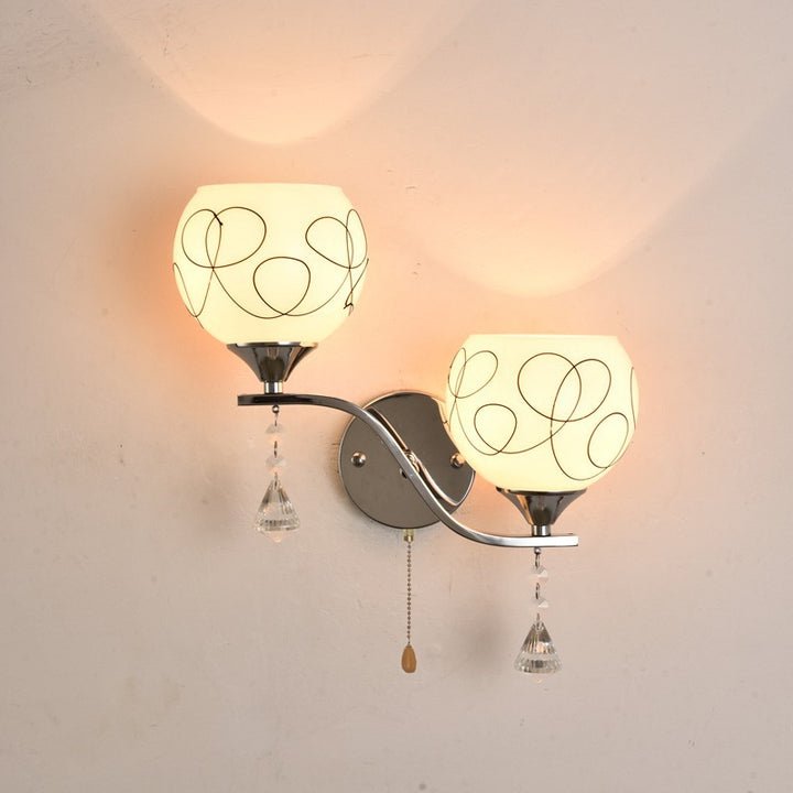 Moderne Elegante Doppel-Glühbirnen-Wandleuchte