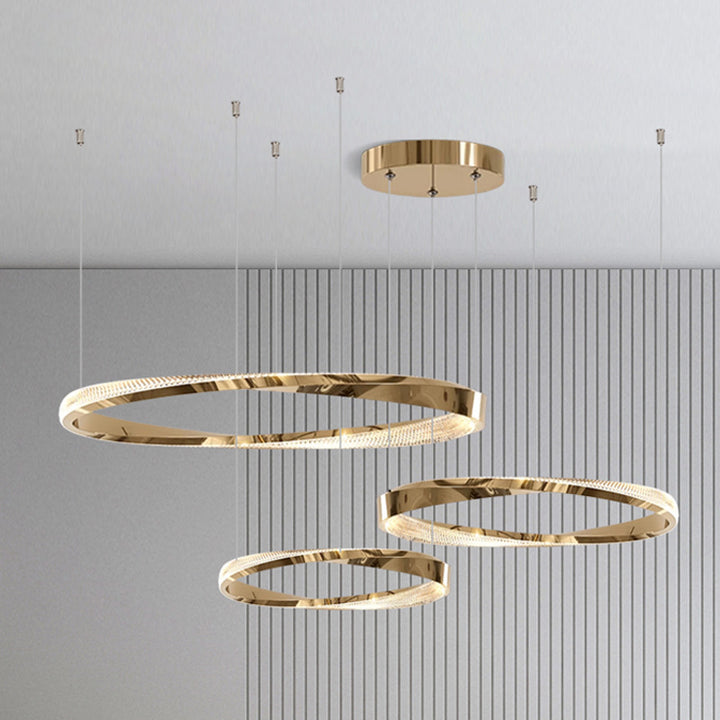 Moderne Aufhängungsring-Kronleuchter