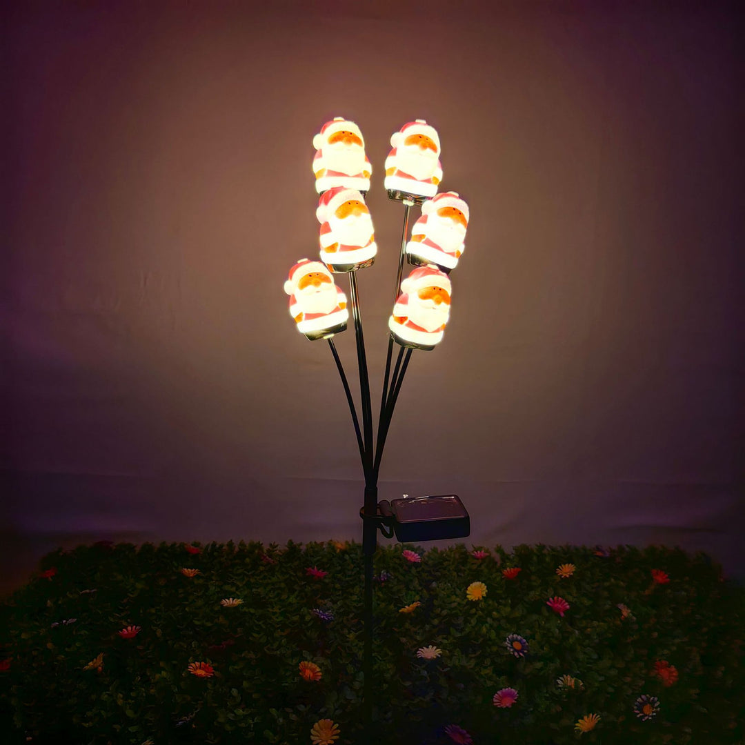 Dekorative LED Schneemann Gartensteckerlichter