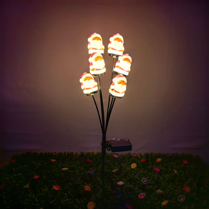Dekorative LED Schneemann Gartensteckerlichter