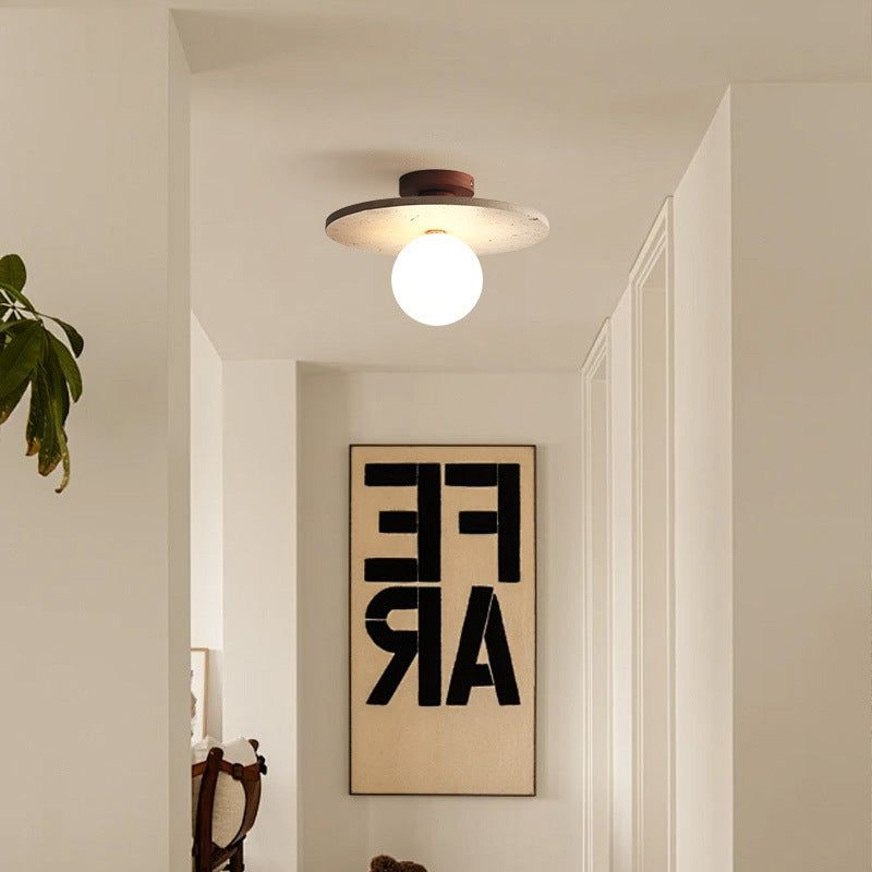 Moderne Steinglühen Deckenleuchte