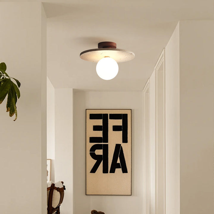 Moderne Steinglühen Deckenleuchte