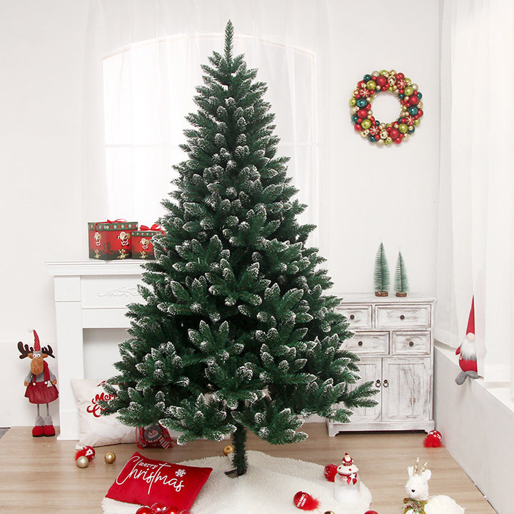 Schnee-bedeckter künstlicher Weihnachtsbaum