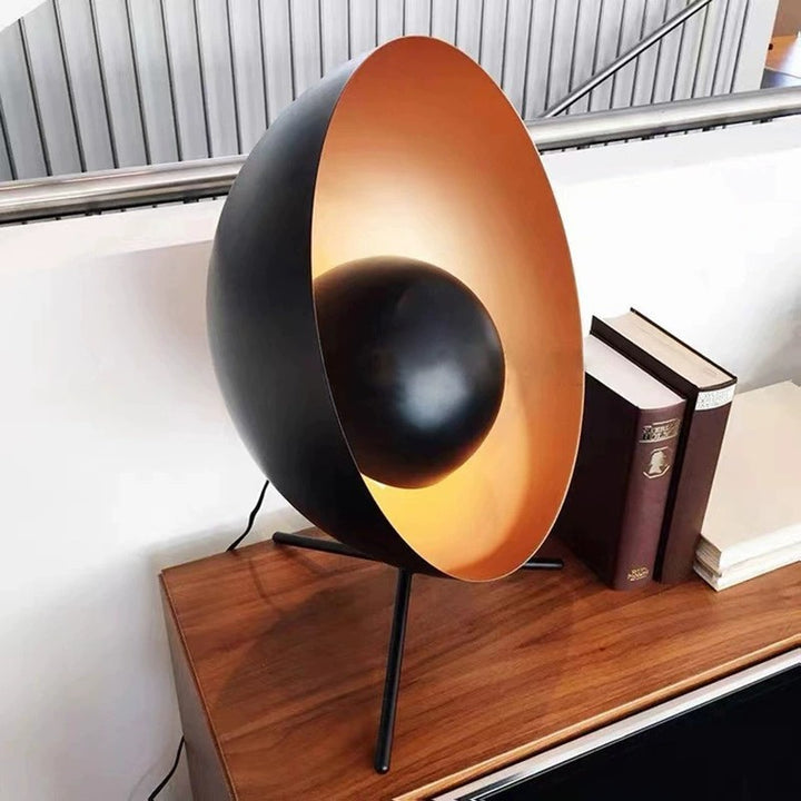 Moderne dekorative Tischlampe mit einzigartigem geometrischem Design