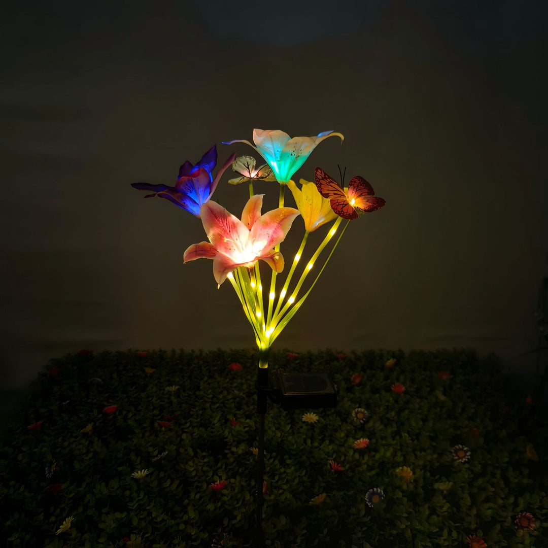 Dekorative Solar Blumenstecker Licht