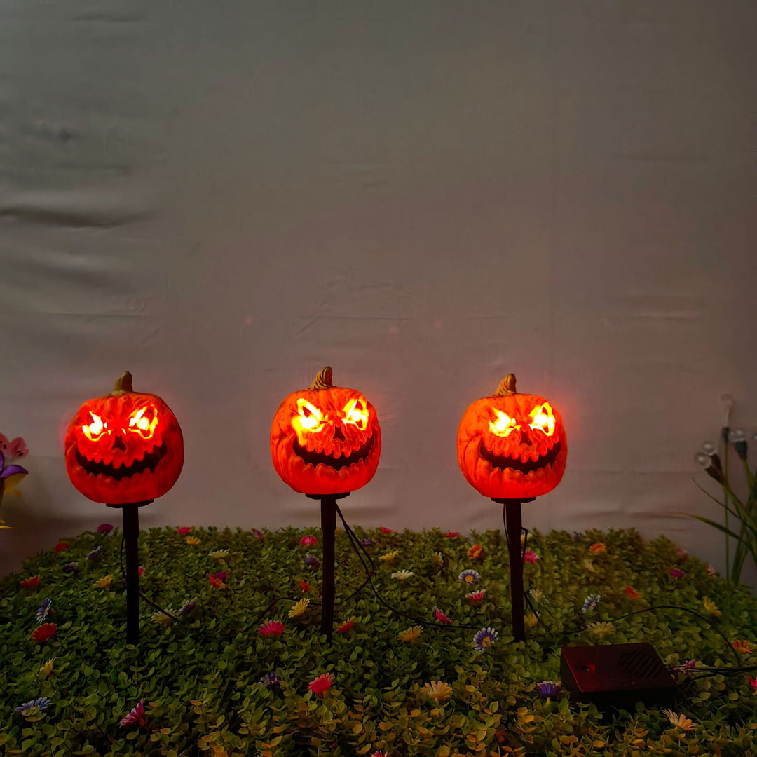 Dekorative Halloween Kürbislampe